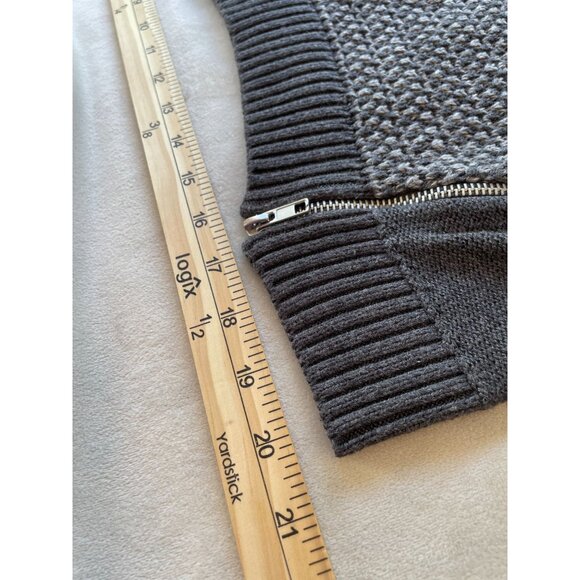 Banana Republic Mens Knit Sweater With Side Zippers Lg Preppy Gorpcore Campcore - Picture 4 of 10